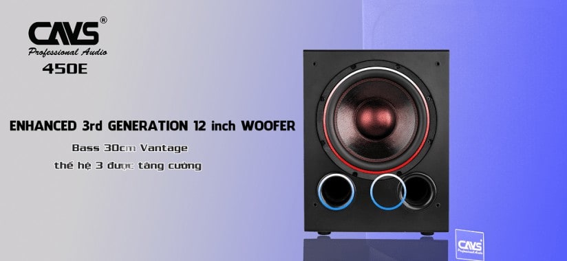 Subwoofer CAVS 450E (Bass 30cm)